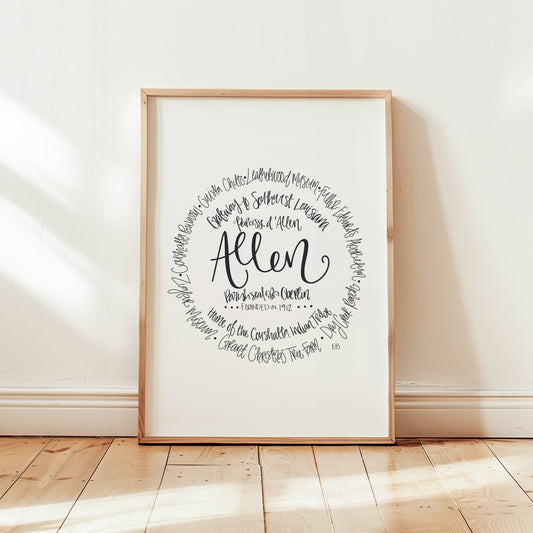 Allen Print