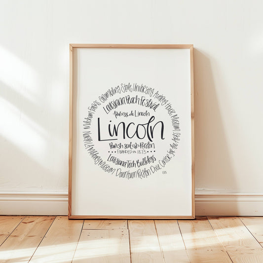 Lincoln Print