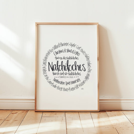 Natchitoches Print