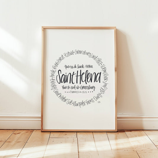 Saint Helena Print