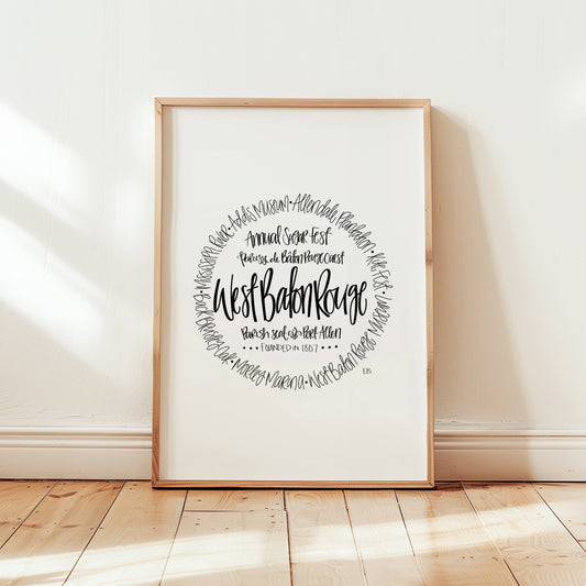 West Baton Rouge Print