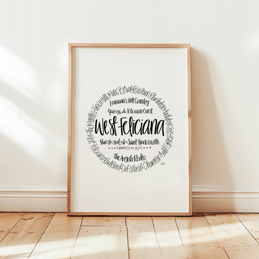 West Feliciana Print
