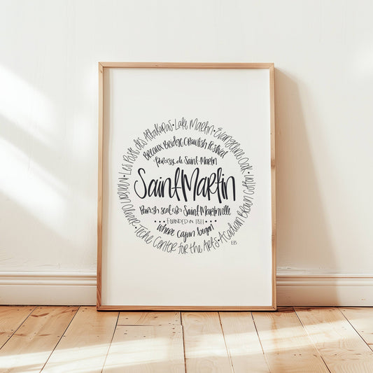 Saint Martin Print